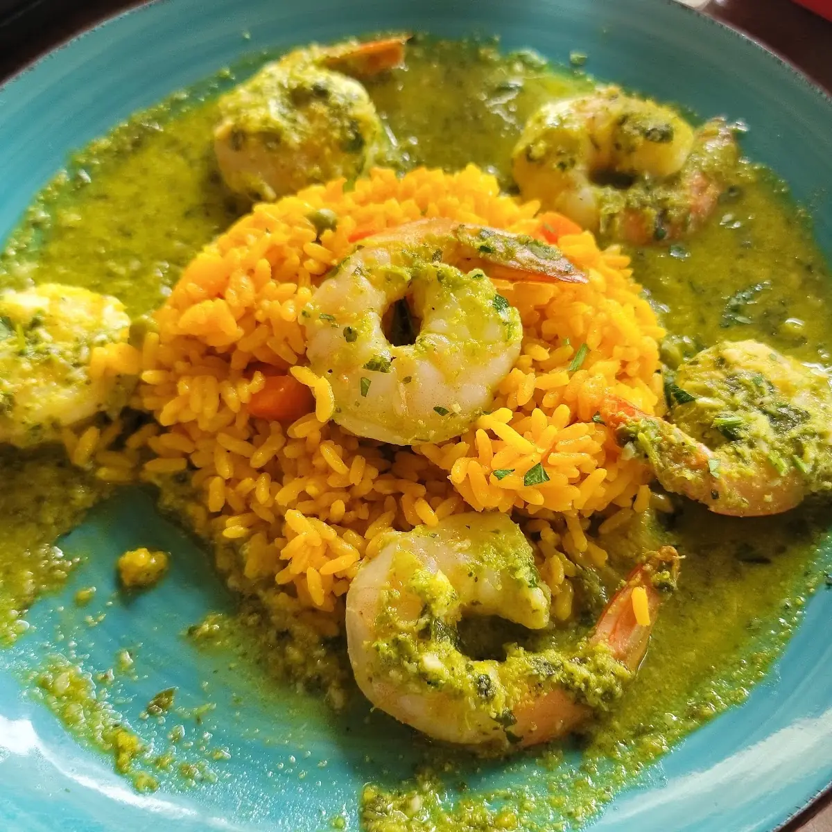 Sautéed Shrimp with Rice
