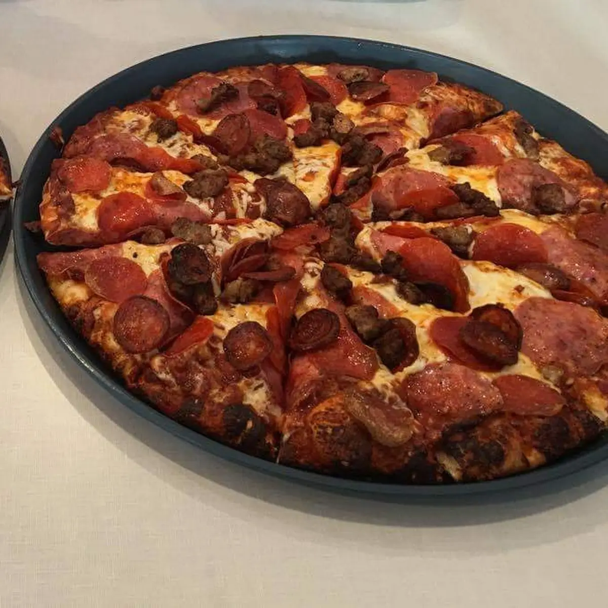 Pepperoni and Sausage Pizza