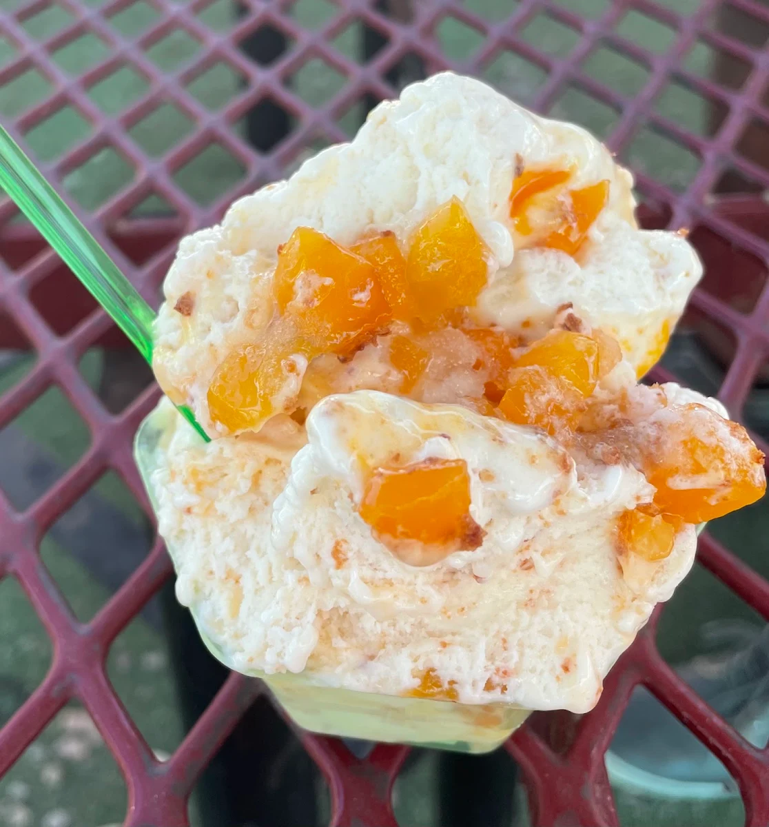 Peach Cobbler Gelato