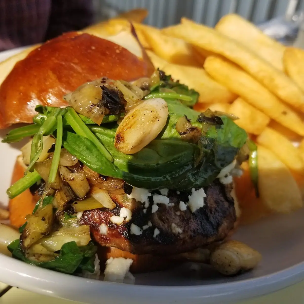 Mushroom Swiss Burger