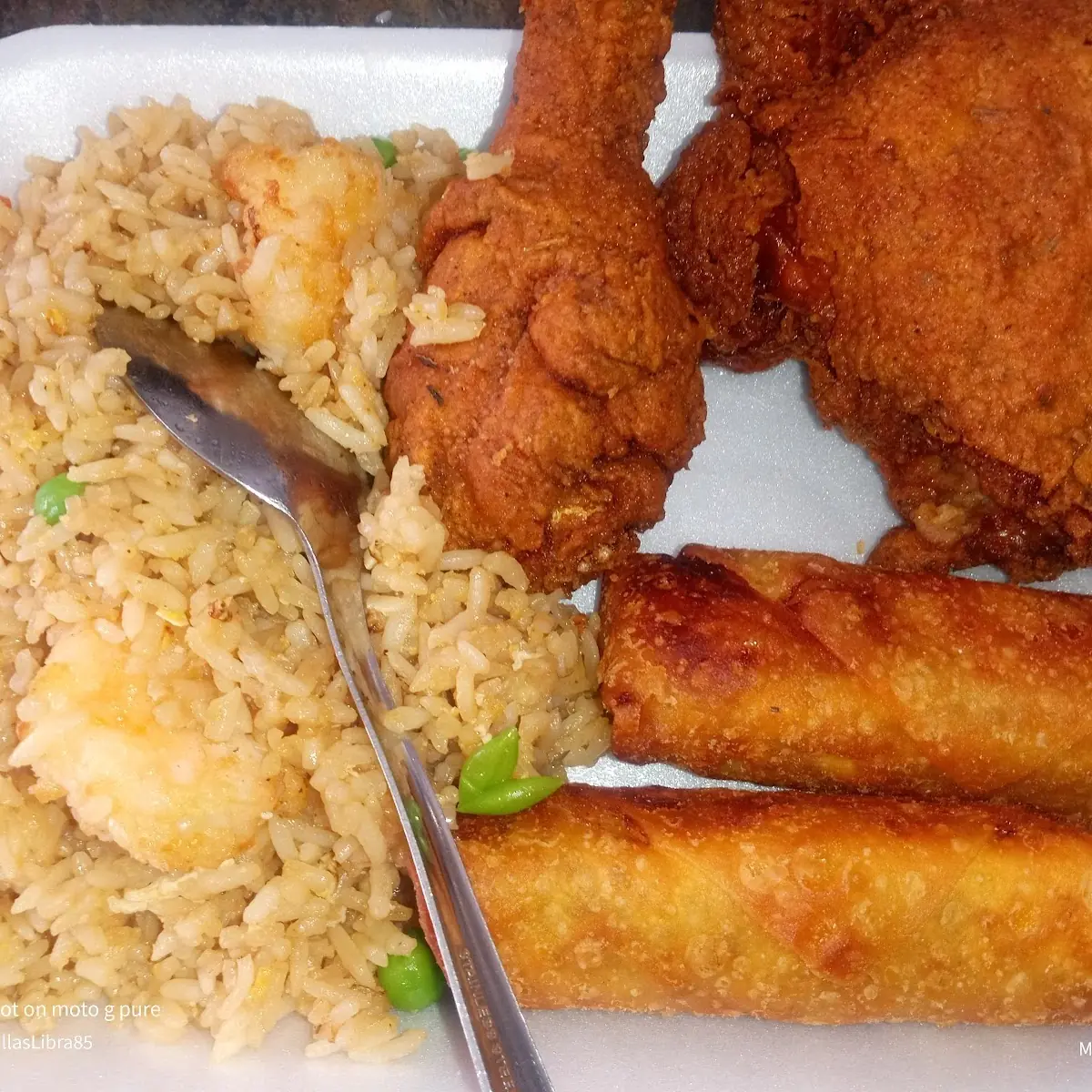 Fried Chicken Chicken Egg Roll Shrimp Fried Rice