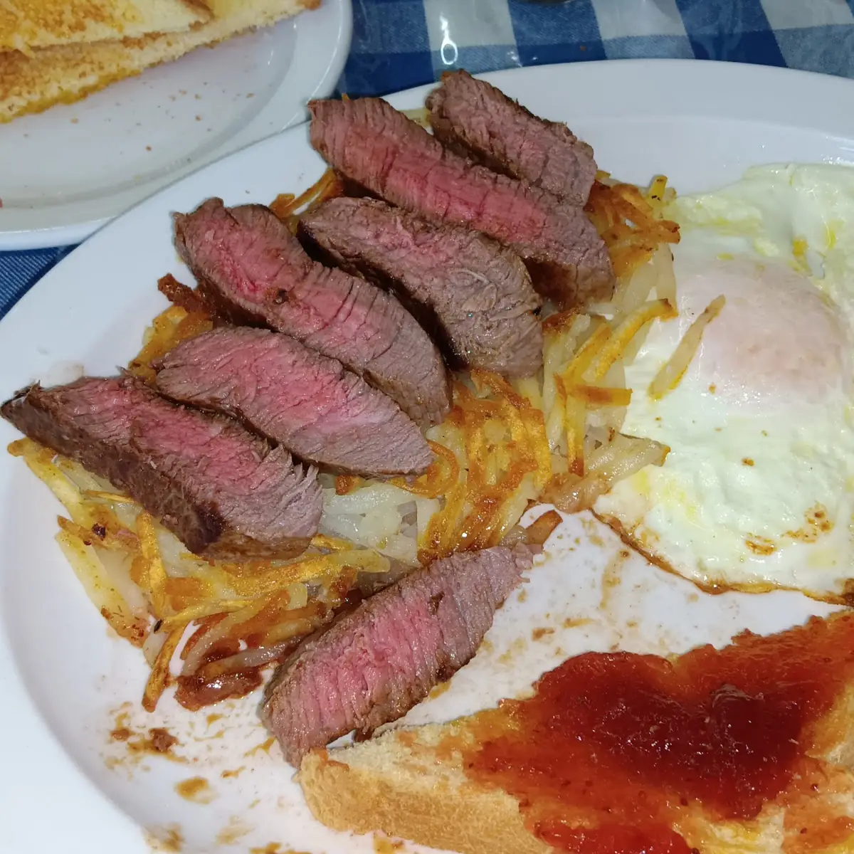 Eggs w Top Sirloin Steak