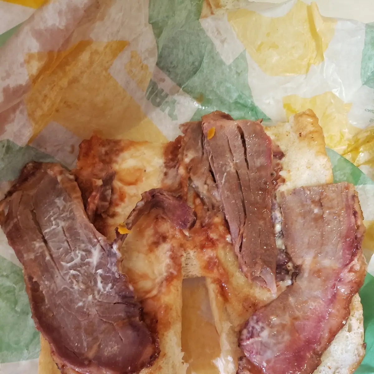Subway Brisket Sandwich