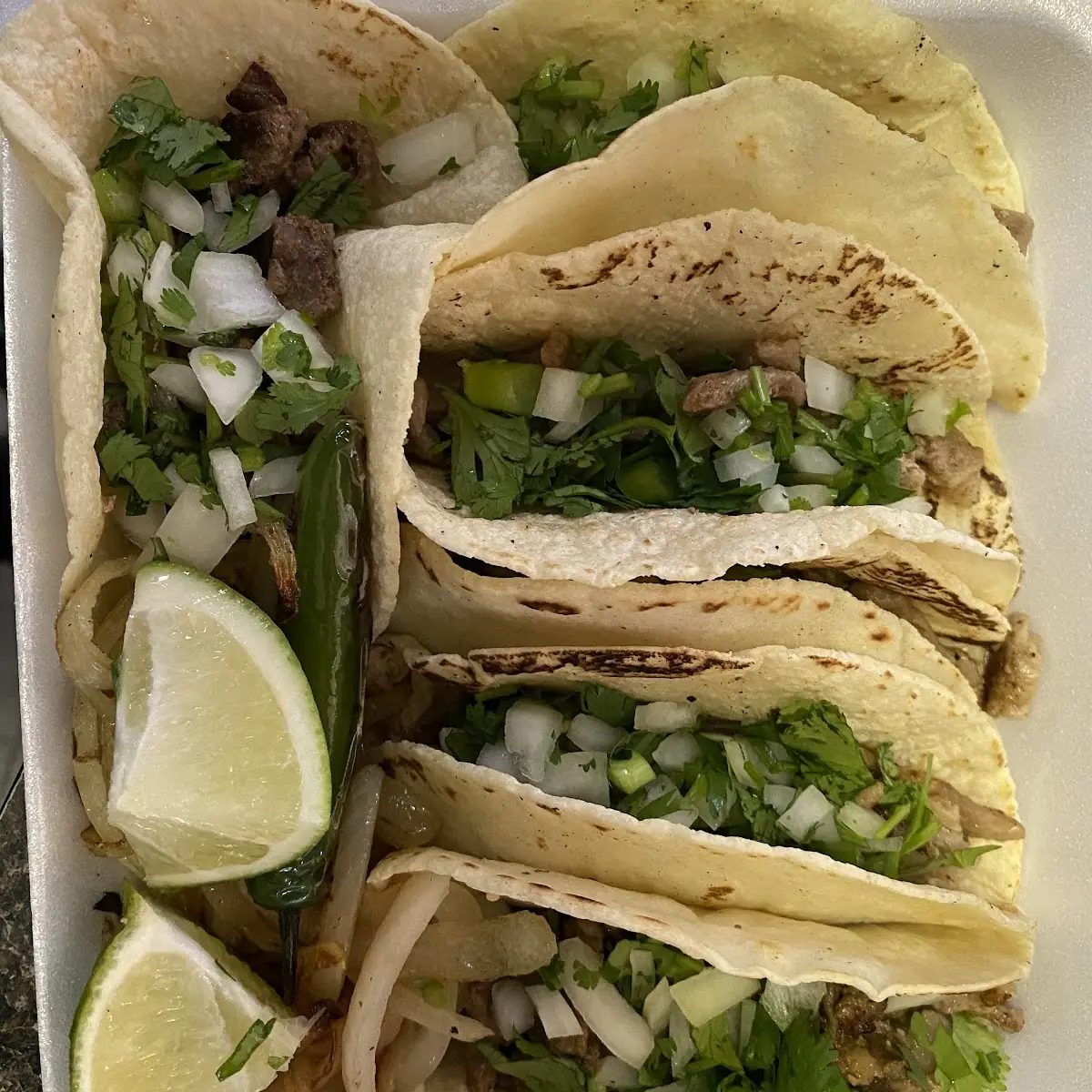 Beef Tacos with Rice and Beans