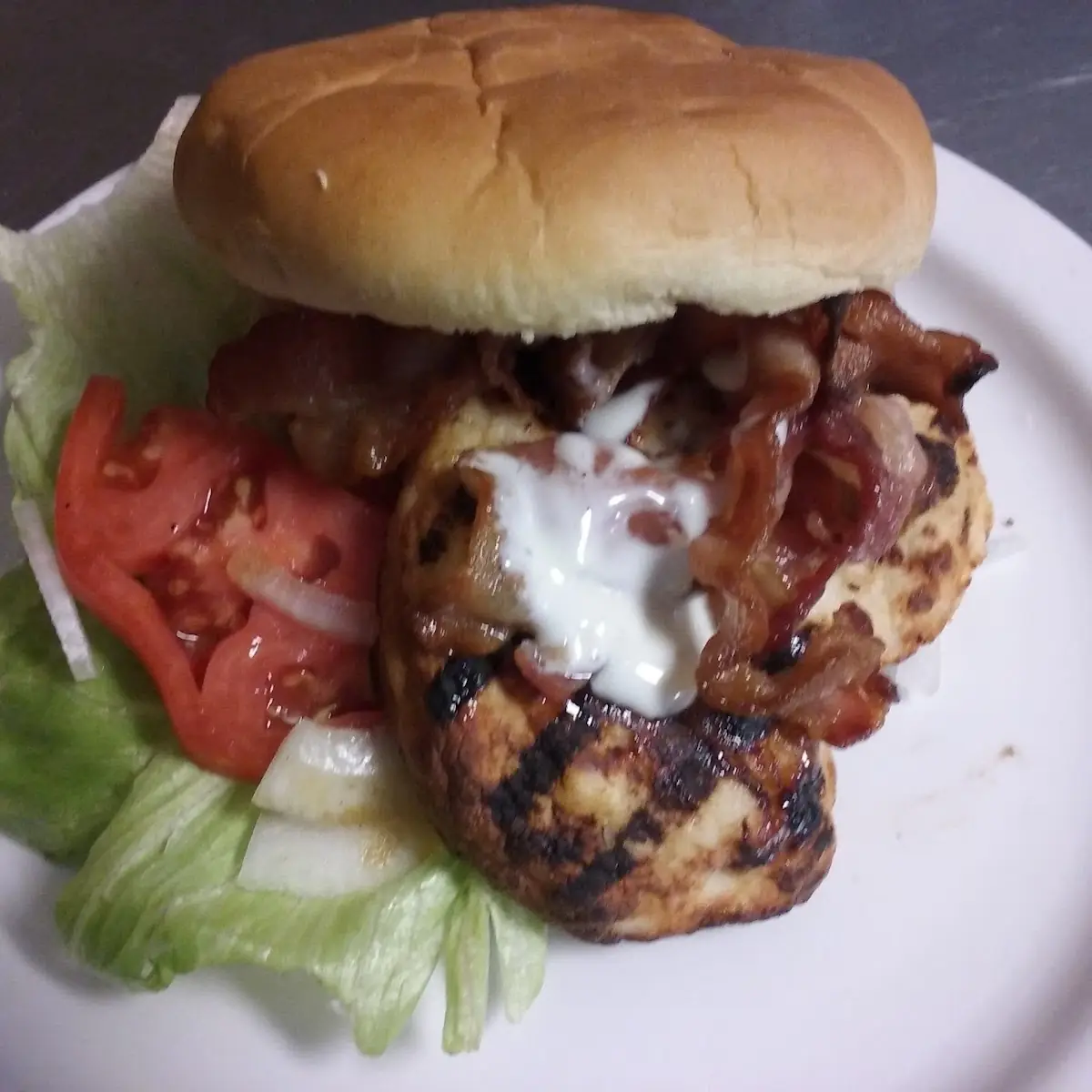 Blue Grilled Chicken Sandwich