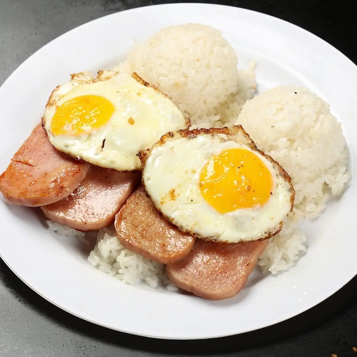Spam Eggs & Rice