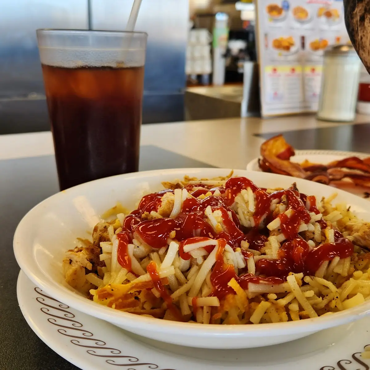 Hash Browns with Chicken