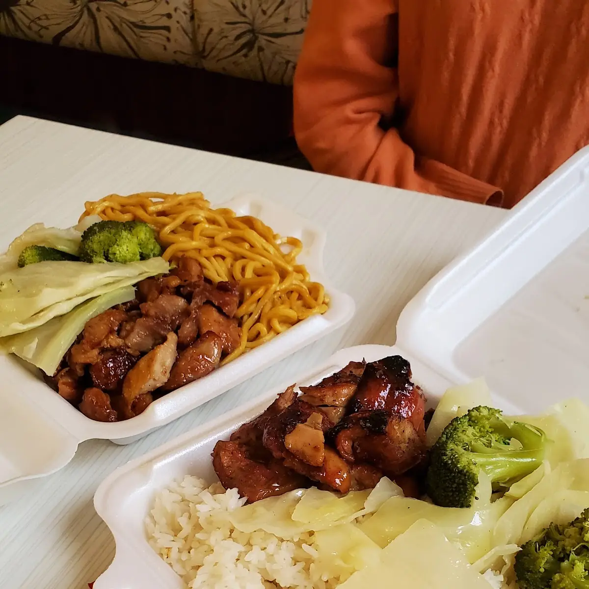 Teriyaki Chicken and Bourbon Chicken