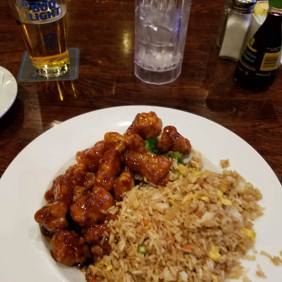 General TSO's Chicken Brown Rice