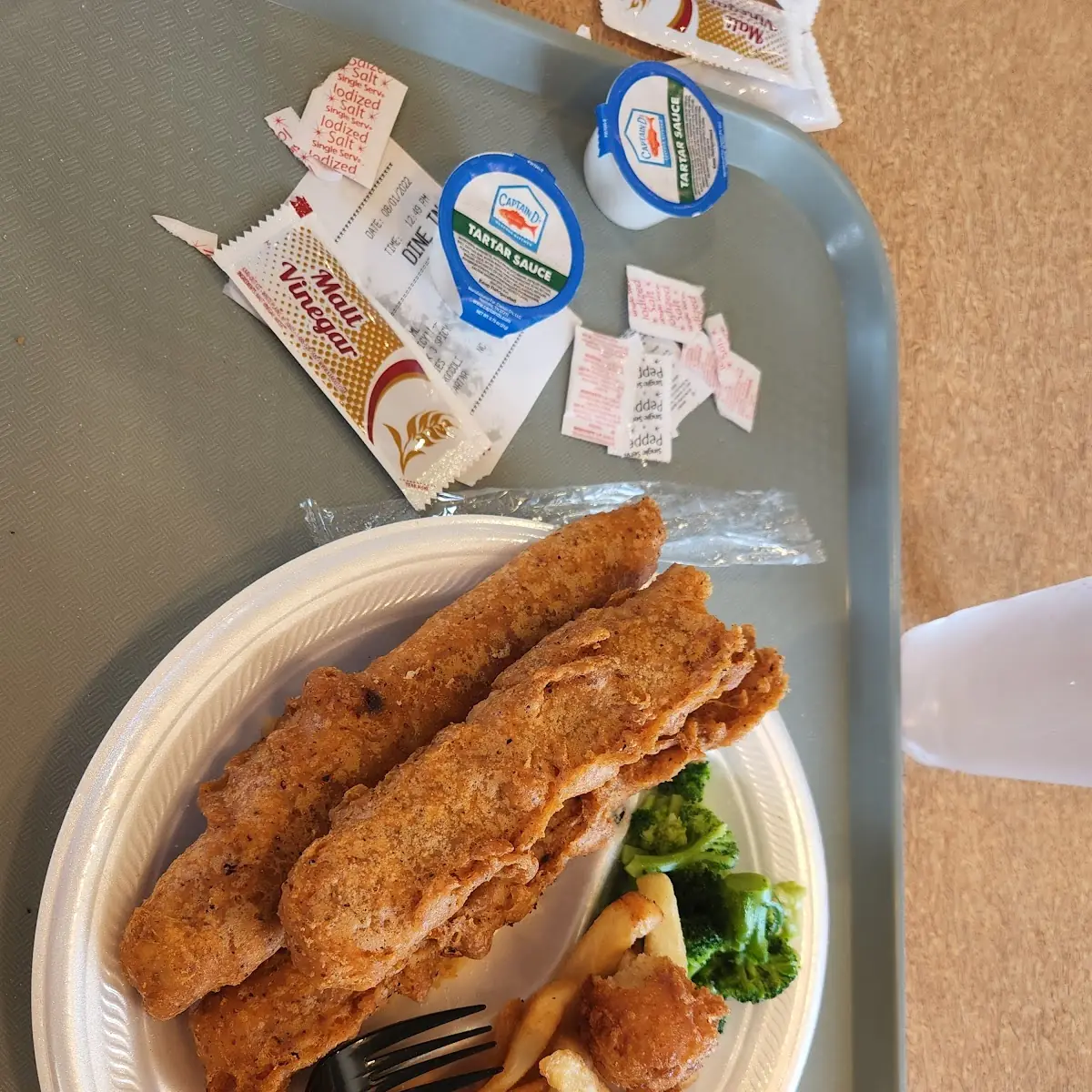Spicy Battered Fish Dinner