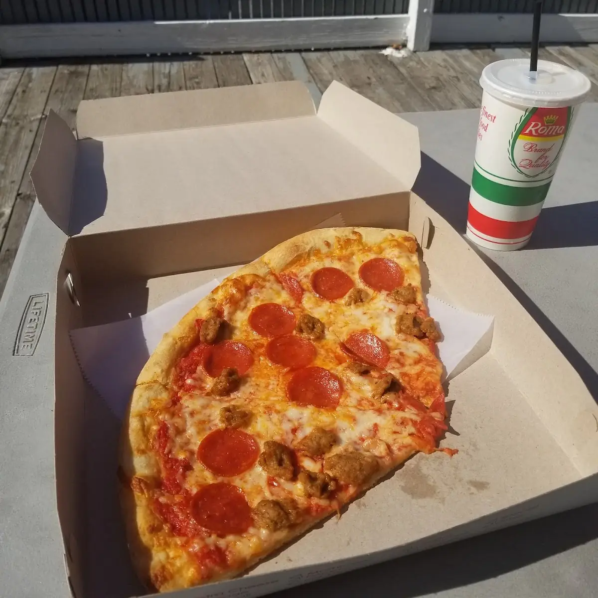 Sausage and Pepperoni Pizza
