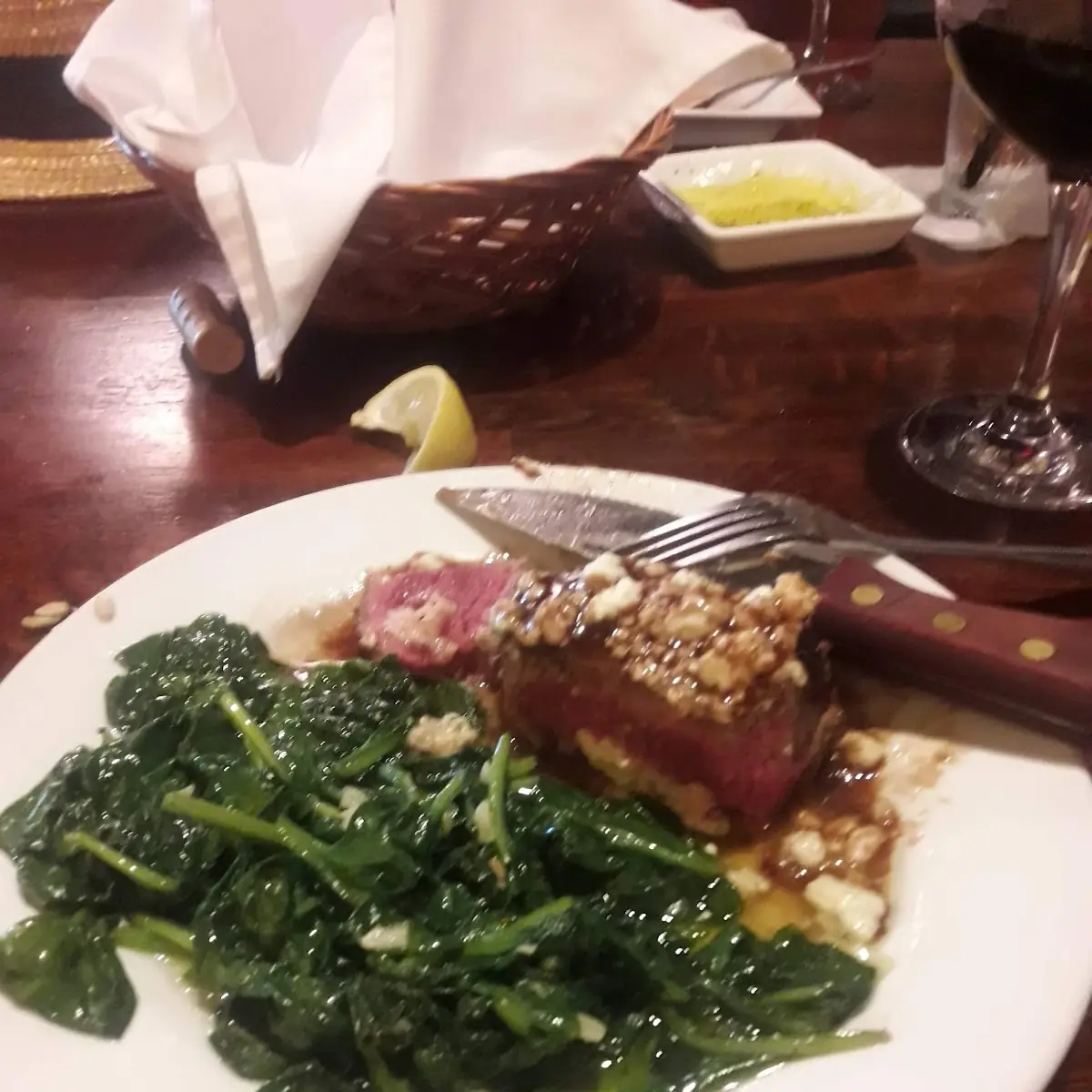 Blue Cheese Stuffed Filet Mignon