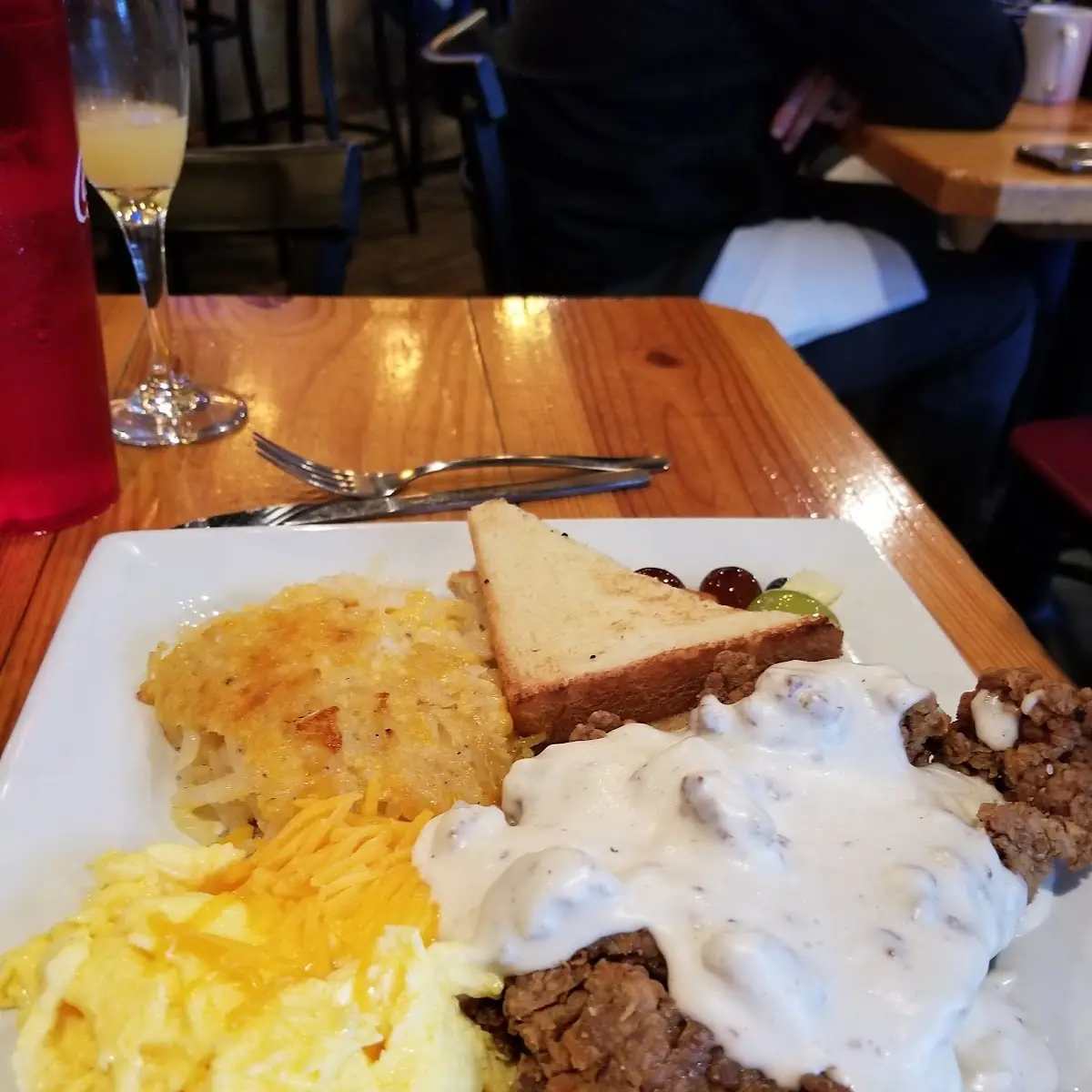Chicken Fried Steak and Eggs