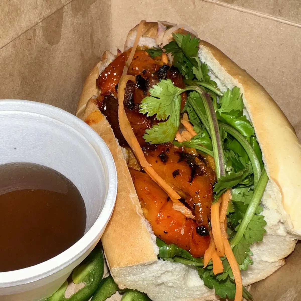 Lemongrass Chicken Banh MI