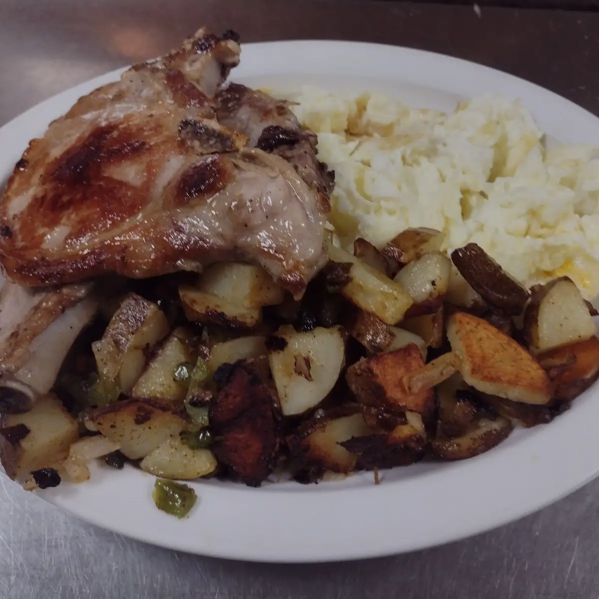 Pork Chop & Eggs