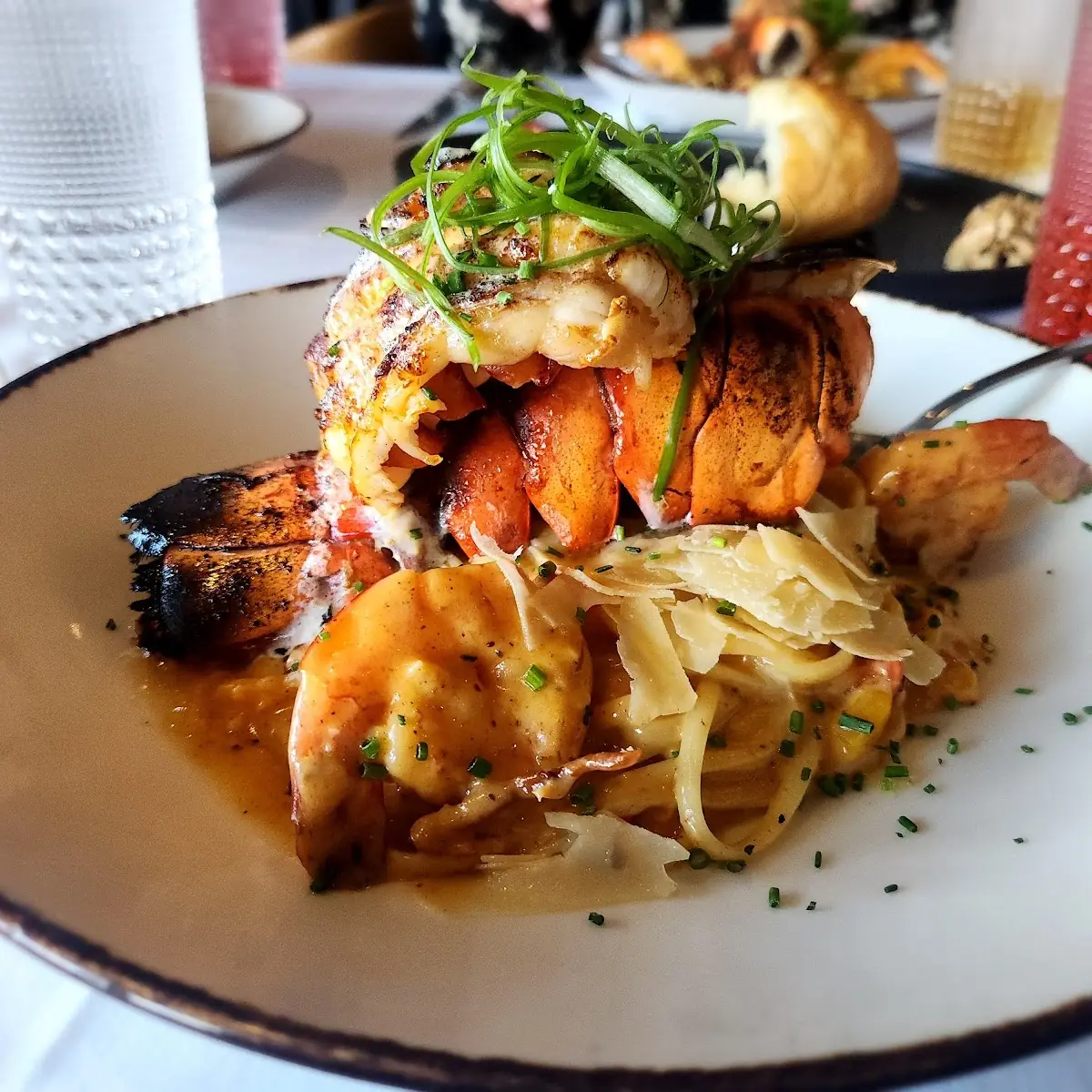 Spicy Lobster & Shrimp Linguine GFA