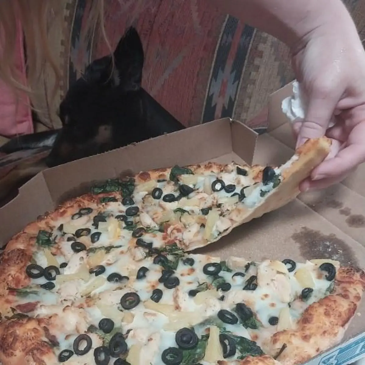 Spinach Pizza