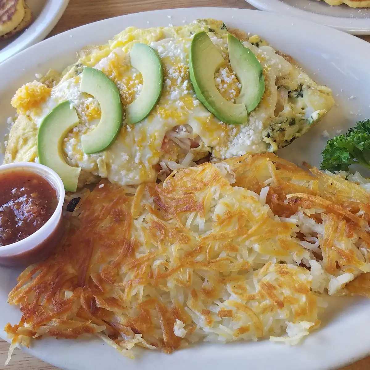 Seafood Omelette