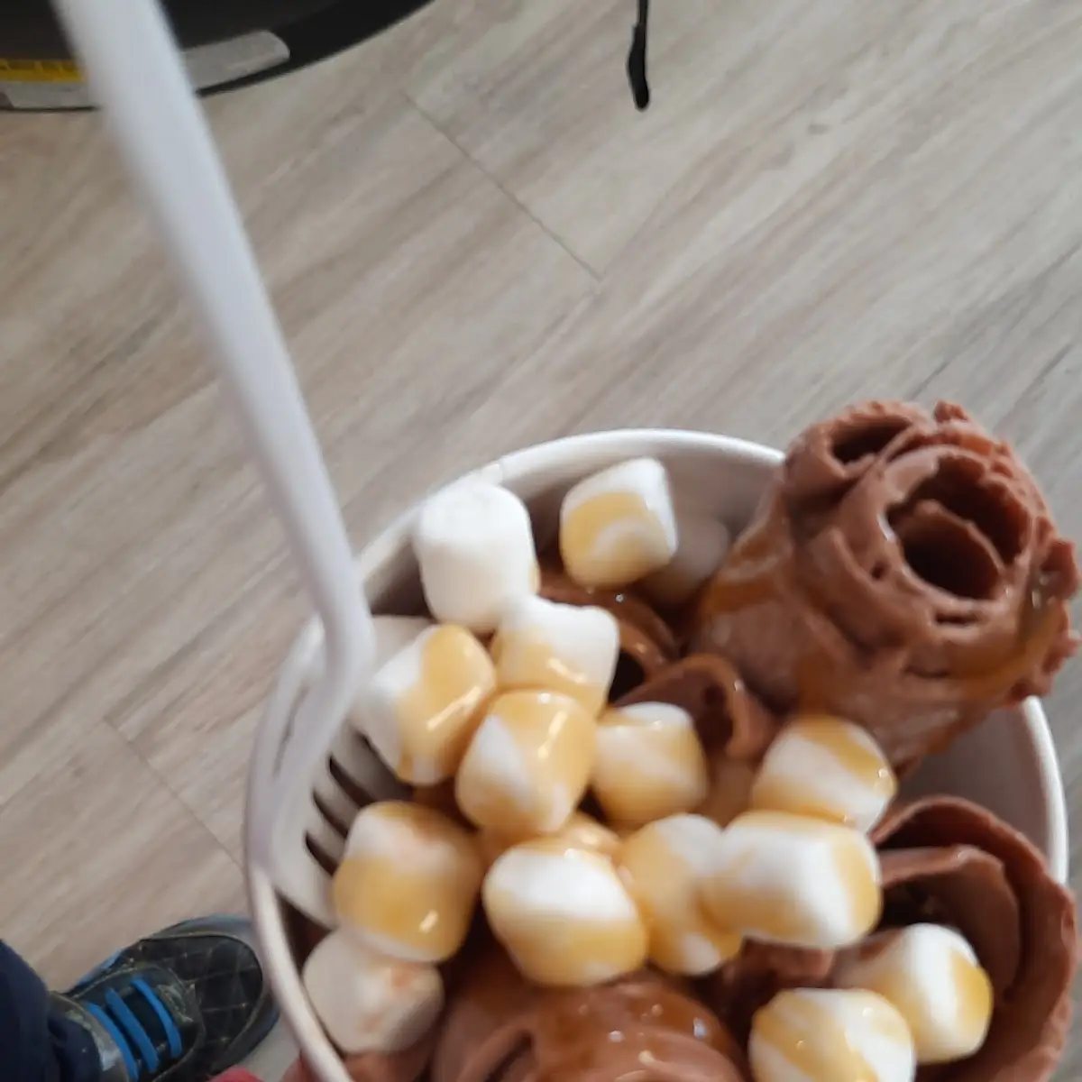 Crème Glacée Roulée, La Gaufrette