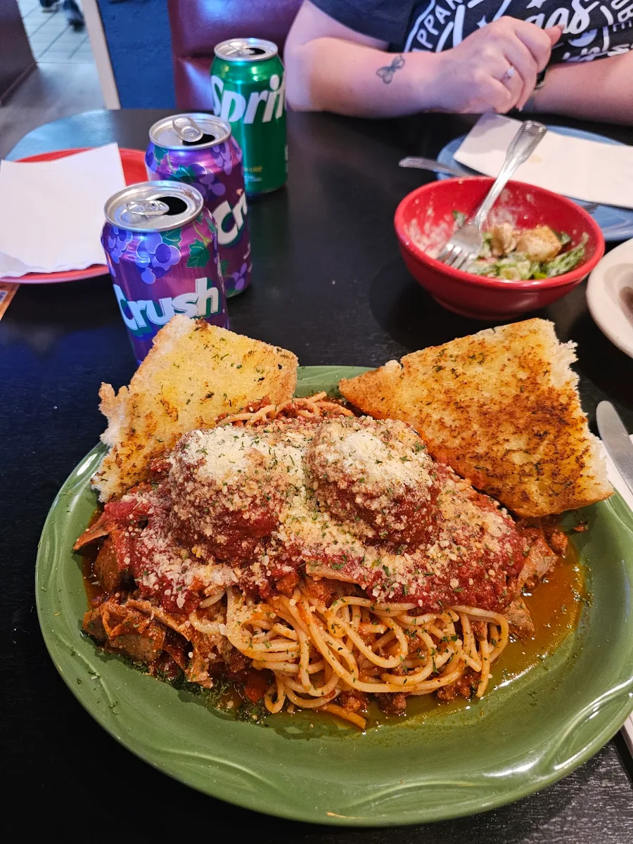 Eggplant Parmesan with Fettuccine Pasta