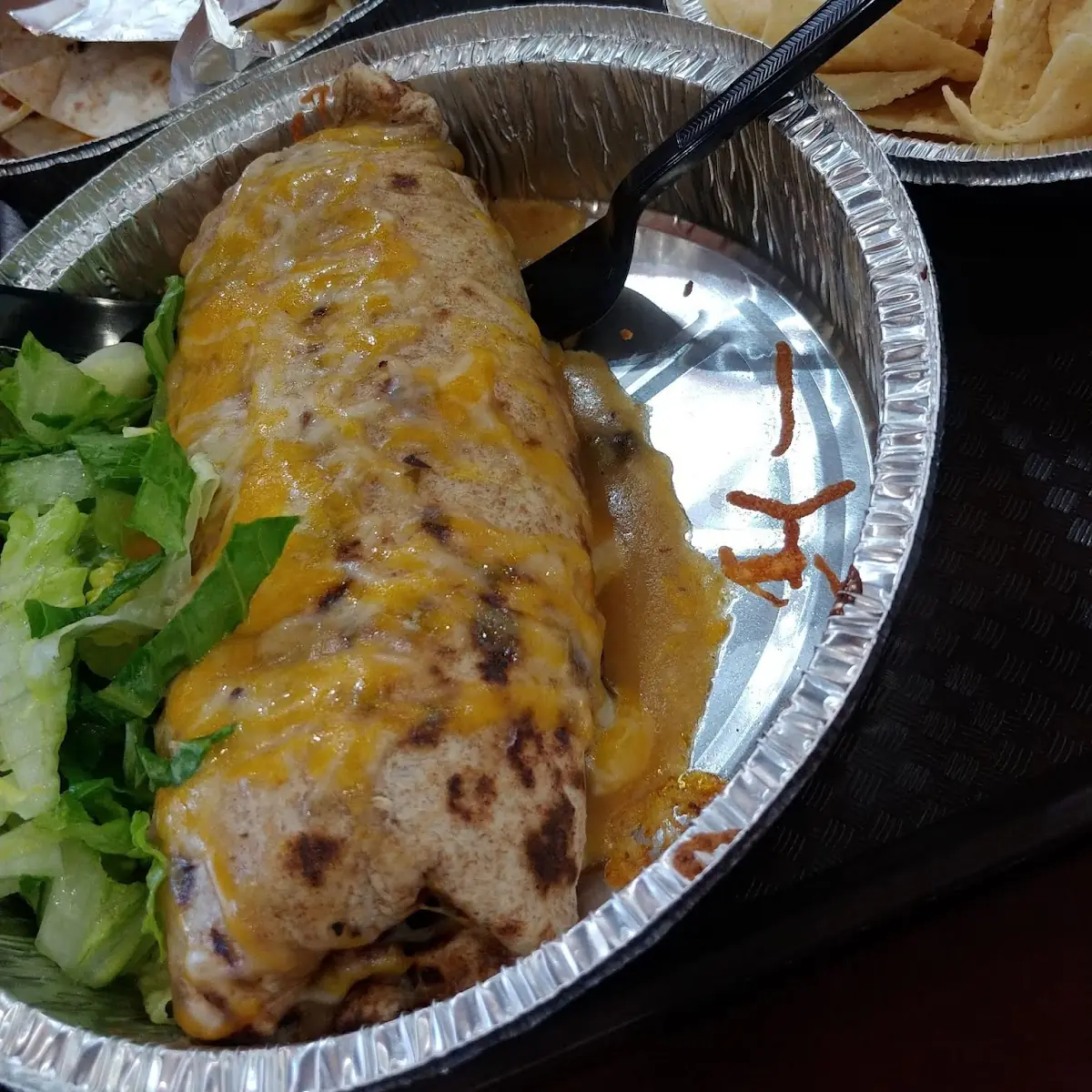 Raspberry Chicken Burrito