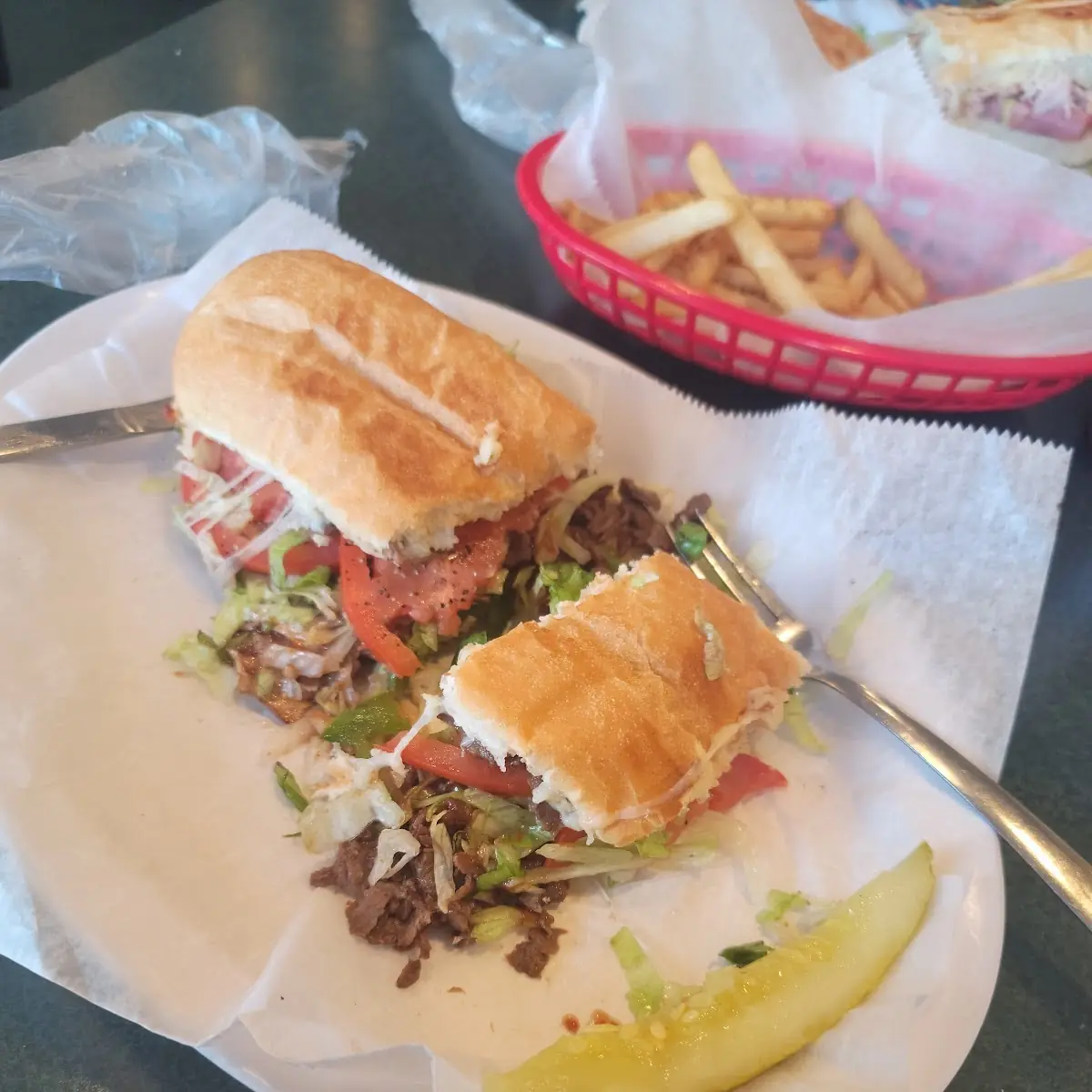 I Think A1 Loaded Steak Sandwich