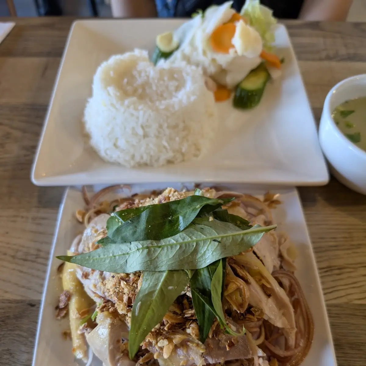 Chicken Rice and Vegetable Salad