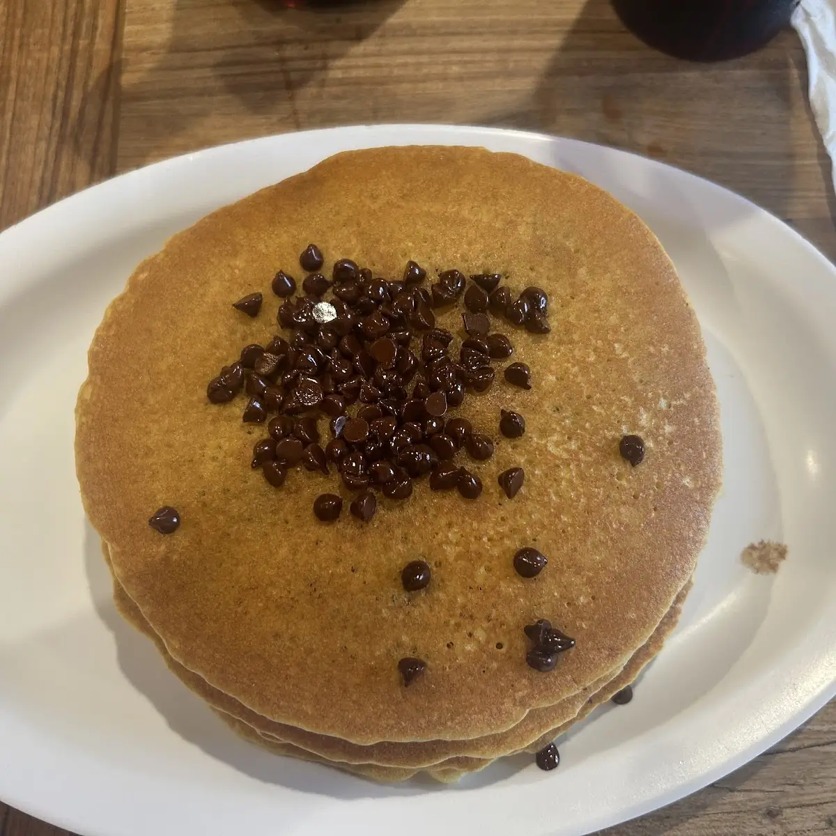 Chocolate Chip Pancakes 5 Stack