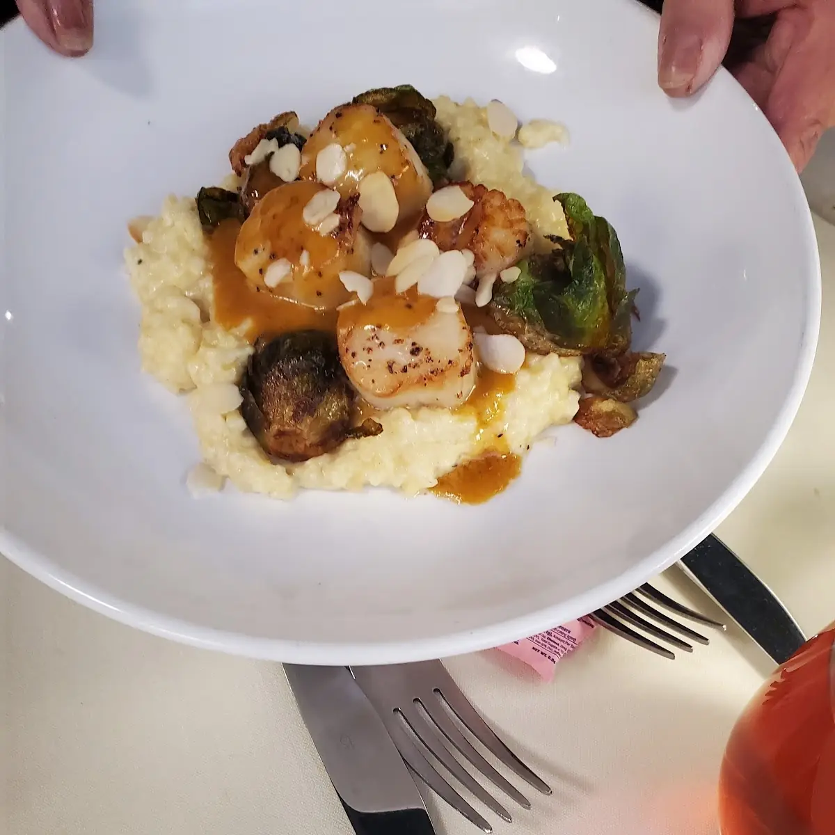 Pan Seared Scallops & Risotto