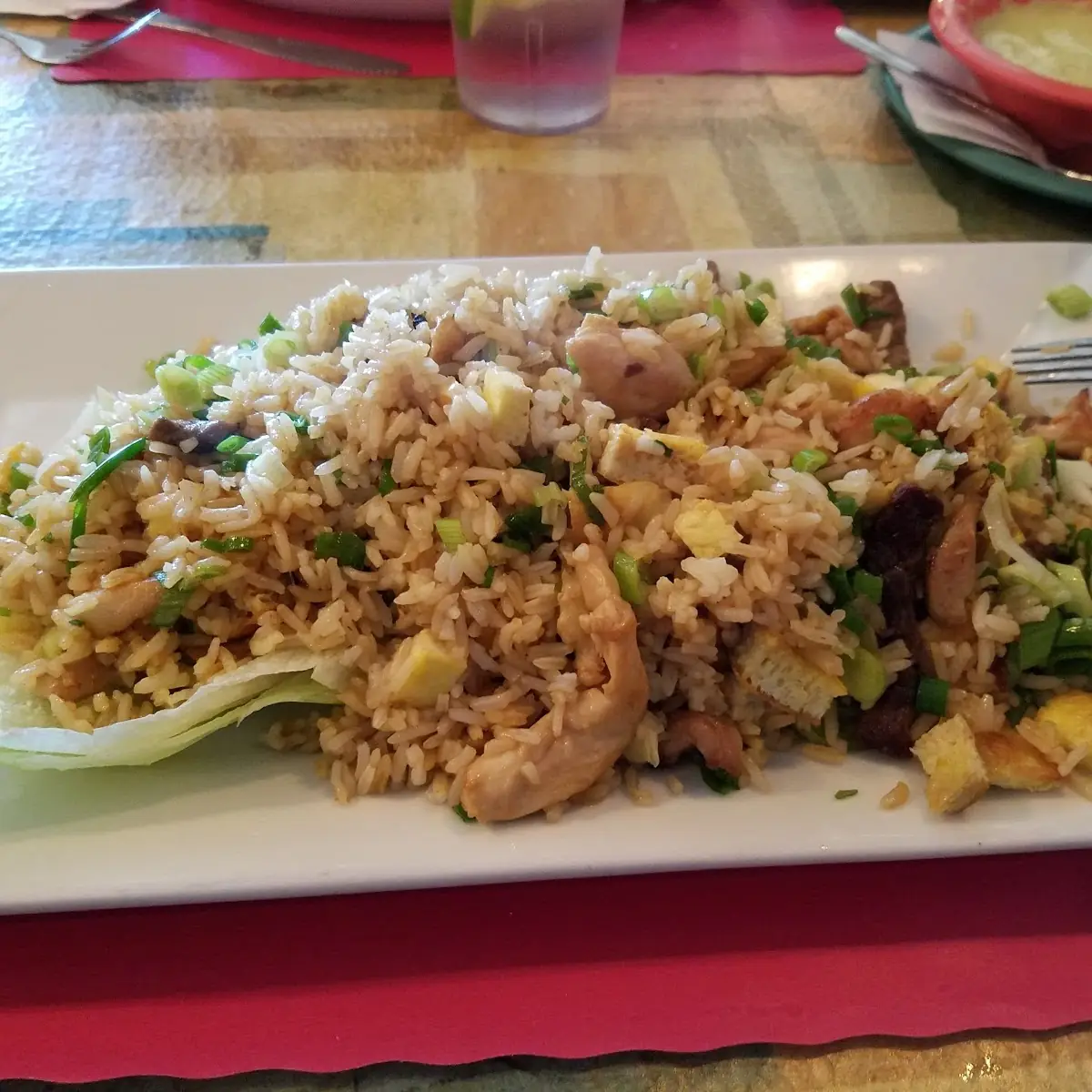 Arroz Chaufa Mixed Beef and Chicken