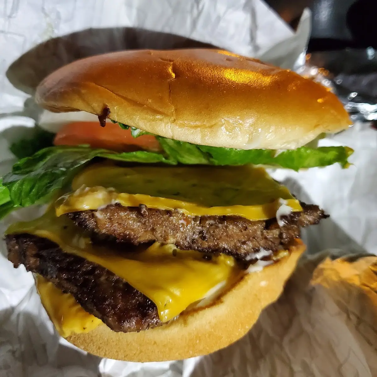 Dave's Double Cheeseburger