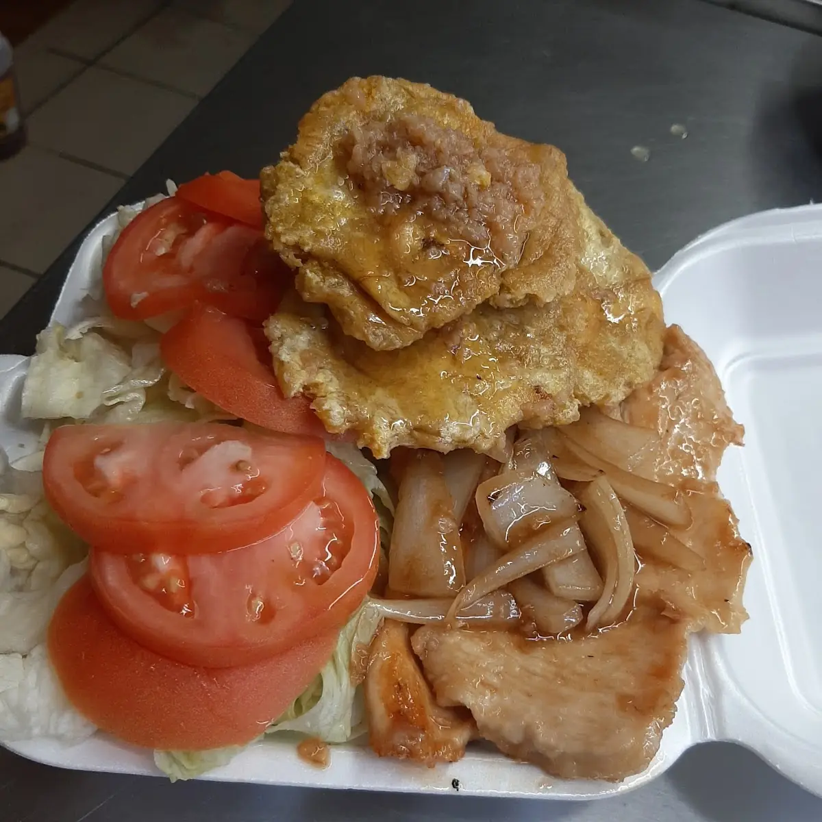 Pechuga Plancha Ensalada Toston