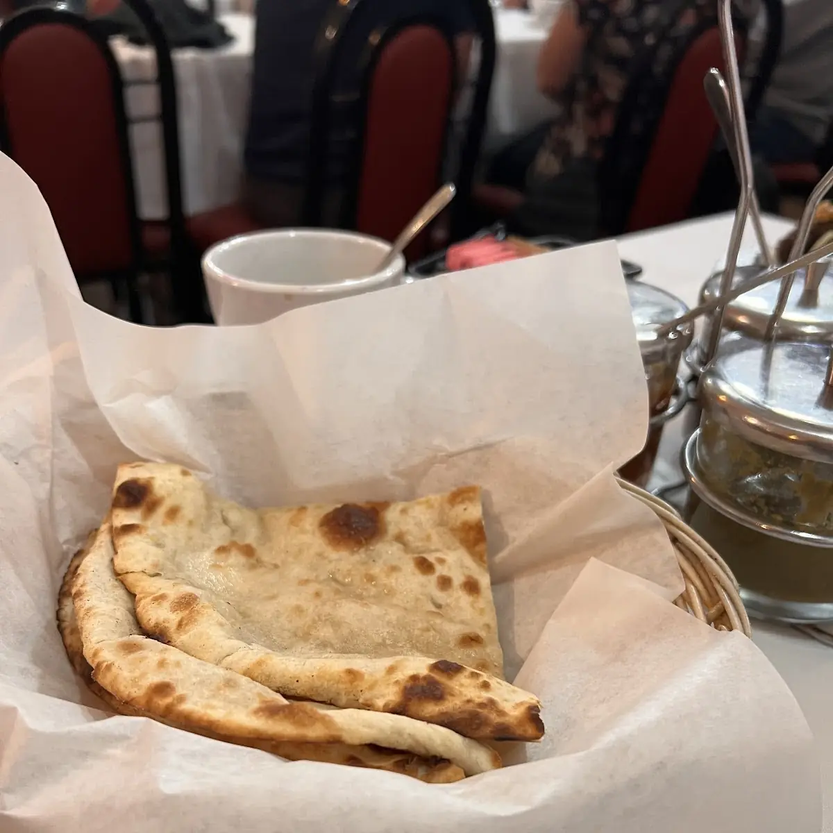 Naan with Veg Thali