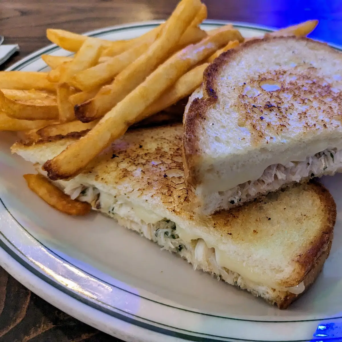 Grilled Crab and Jack Cheese Sandwich