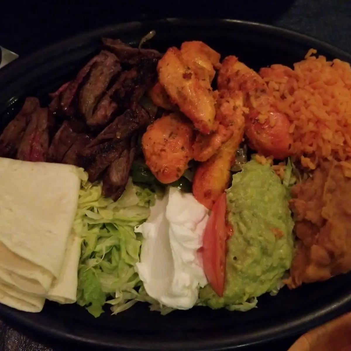 Chicken and Steak Fajitas