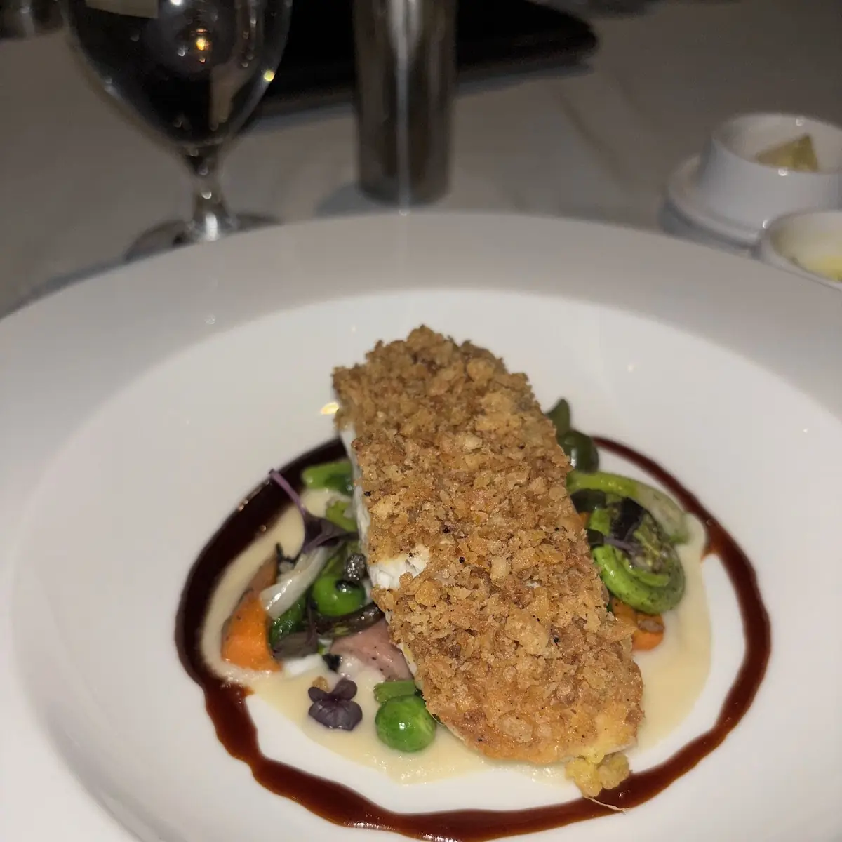 Pan-Seared Fish with Seasonal Vegetables