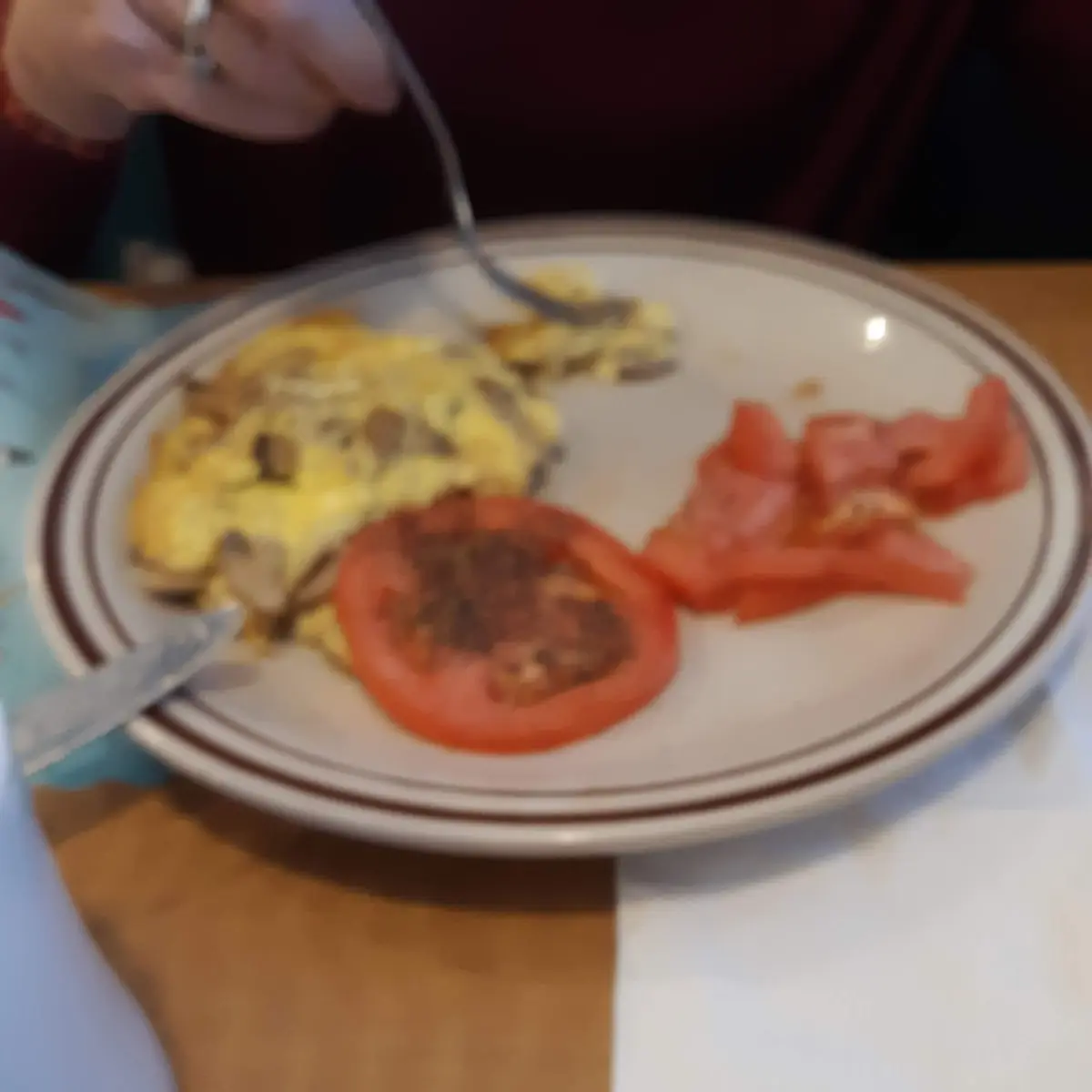 Mushroom Omelette