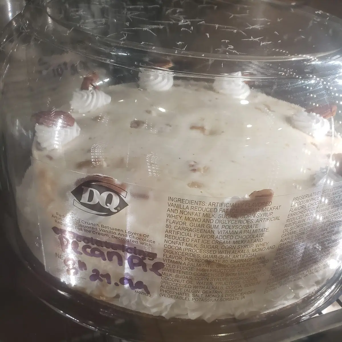 Pecan Pie Ice Cream Cake