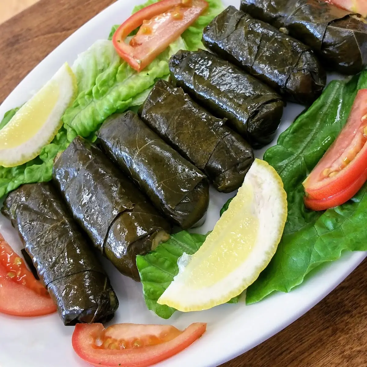 Dolmades Stuffed Grape Leaves