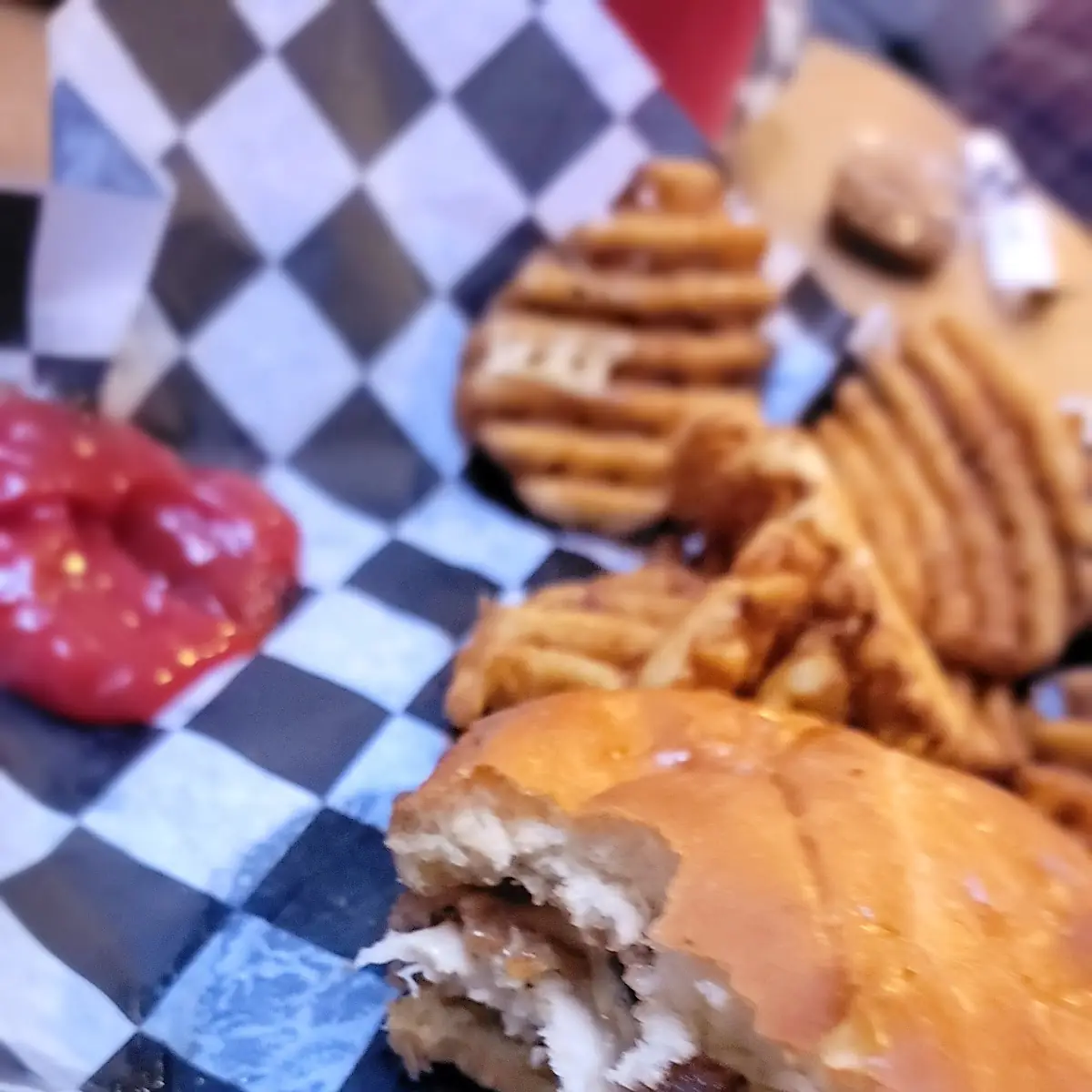 Mushroom Swiss Crispy Chicken Sandwich