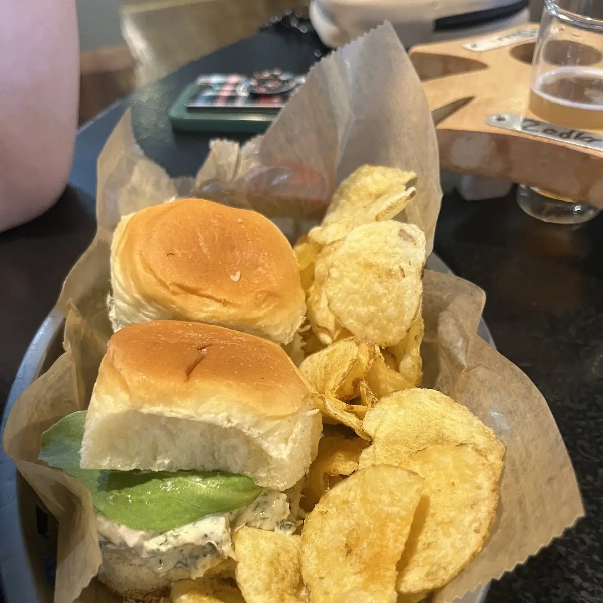 Dill Chicken Salad Sliders