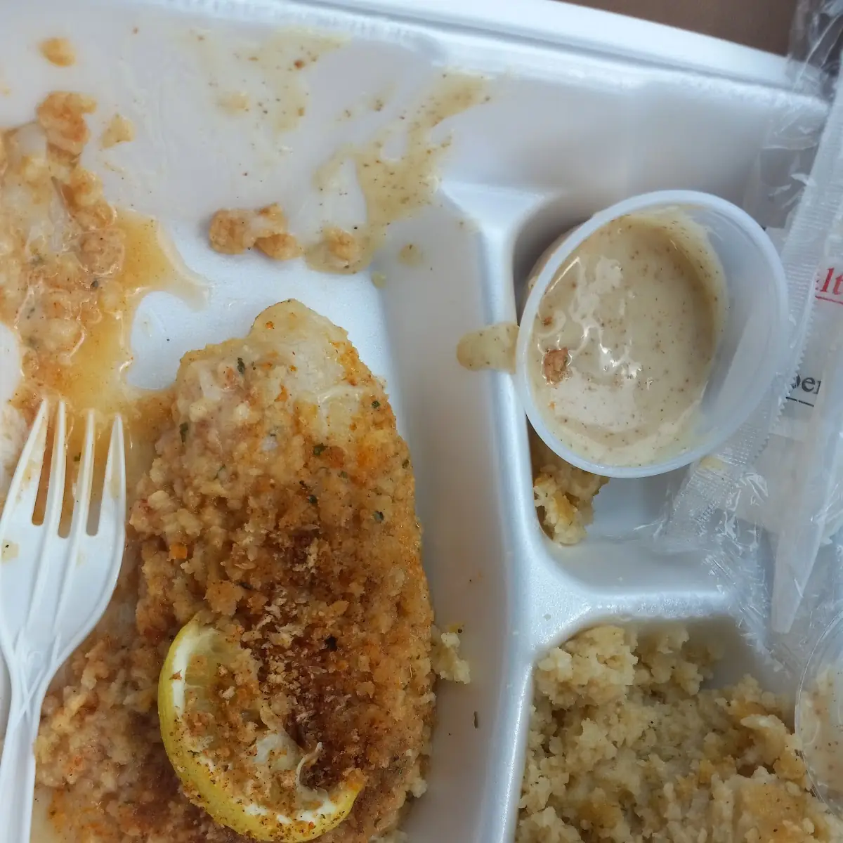 Tilapia & Cornbread Dressing