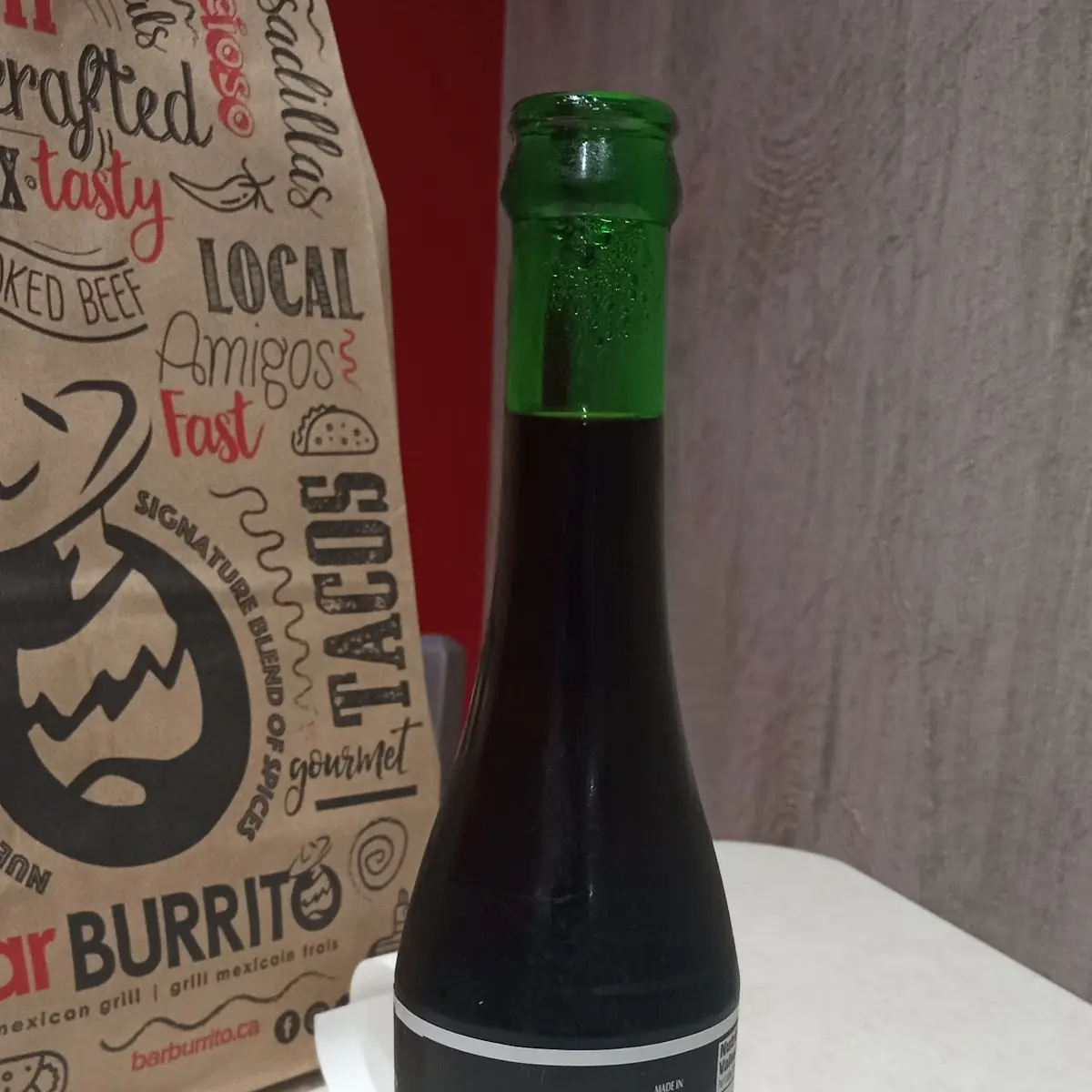 Carbonated Wine Non Alcoholic, barBURRITO