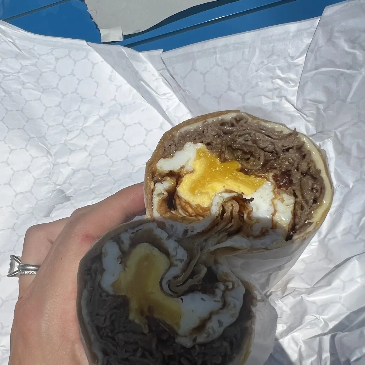 Steak and Egg Wrap