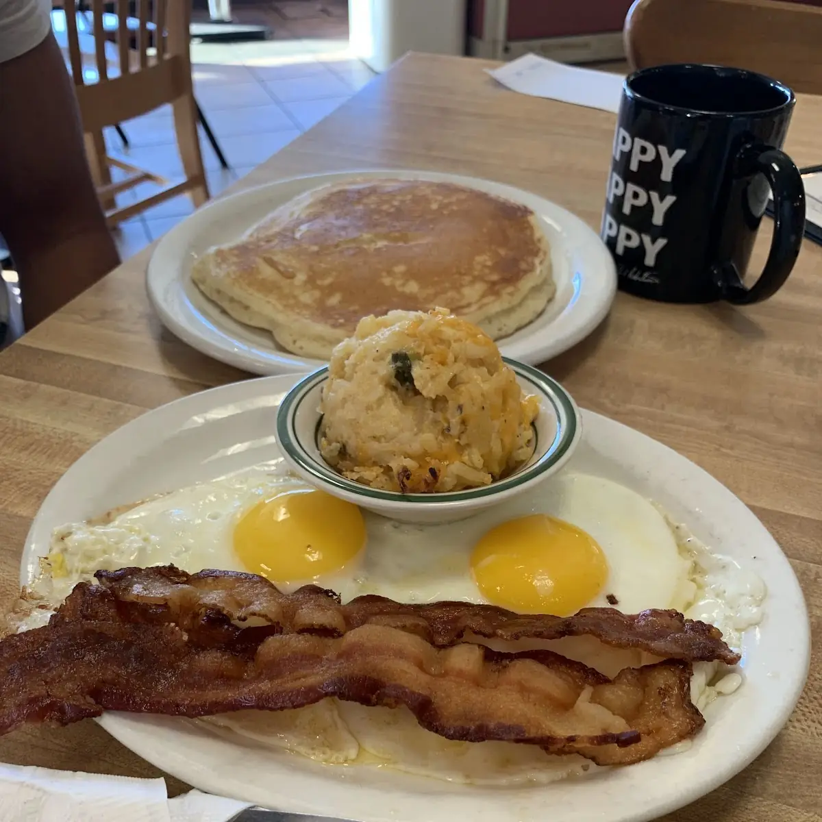 Scrambled Eggs Hash Brown