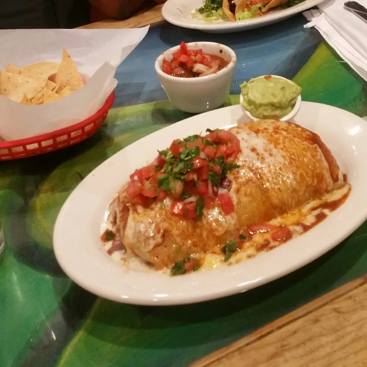 Shredded Chicken Burrito