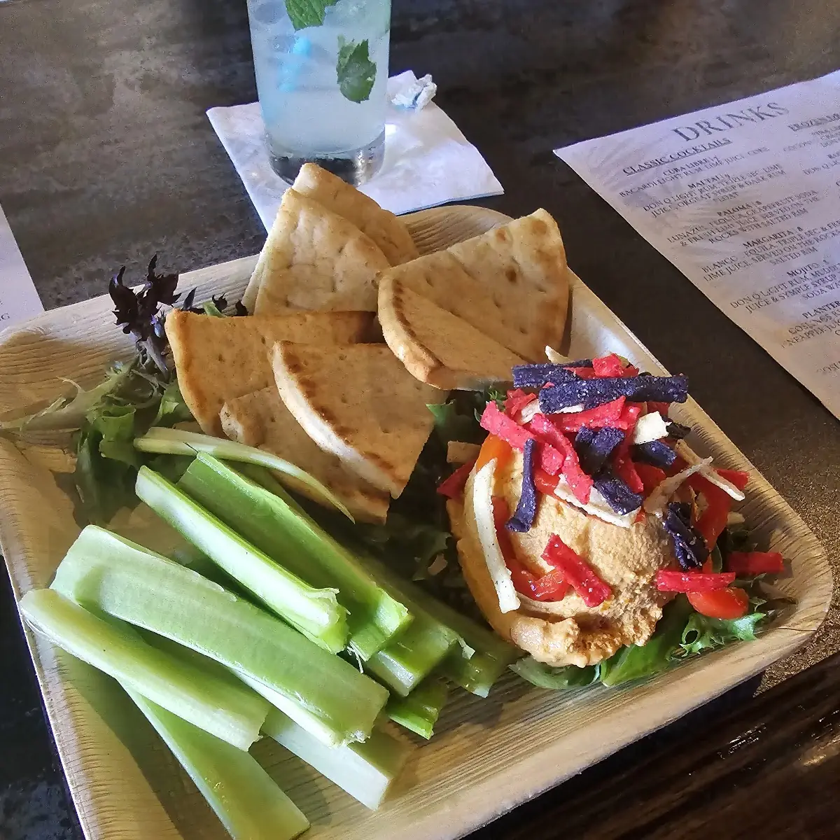 Hummus Plate