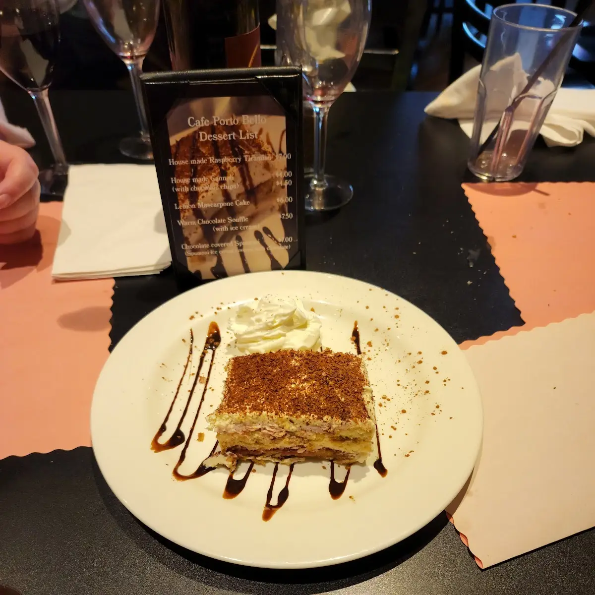 House Made Raspberry Tiramisu