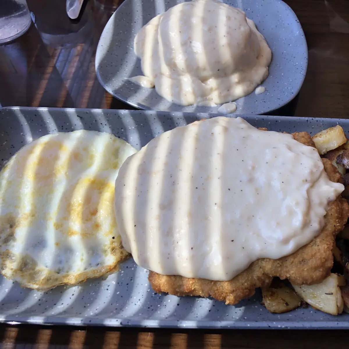 Country Fried Steak and Eggs