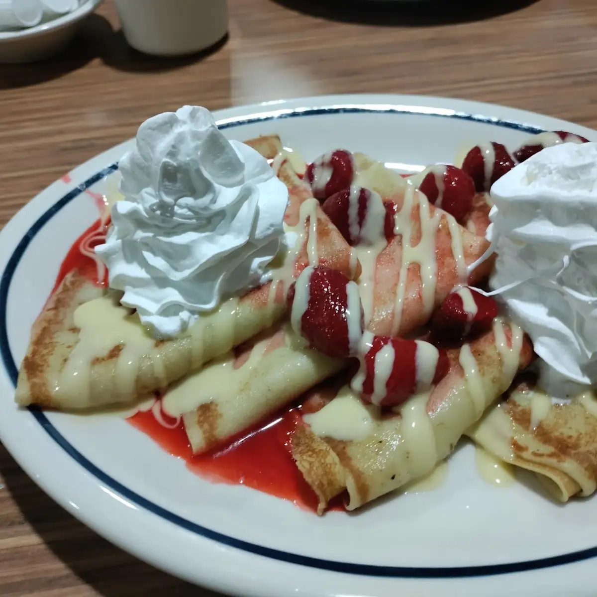 Strawberries & Cream Crepes